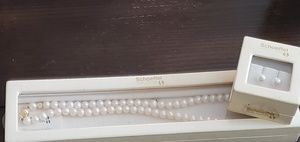 Schoeffel Pearl Culture Necklace and Earrings